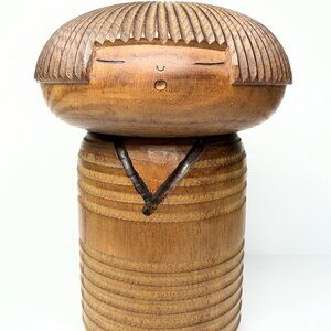 Vintage Sosaku Kokeshi Doll Sato no Musume by Kenichi Murakami 16 cm A738